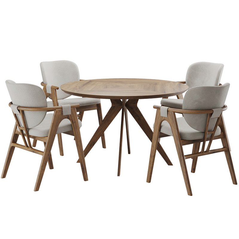 Dinning chair and table133 - Image 3