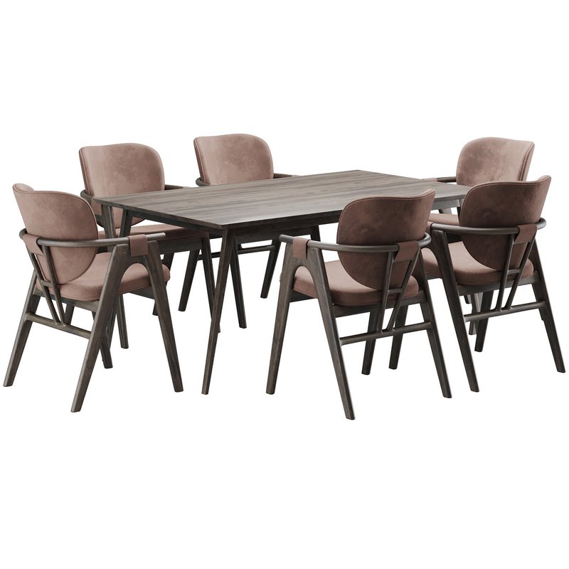 Dinning chair and table137 - Image 3