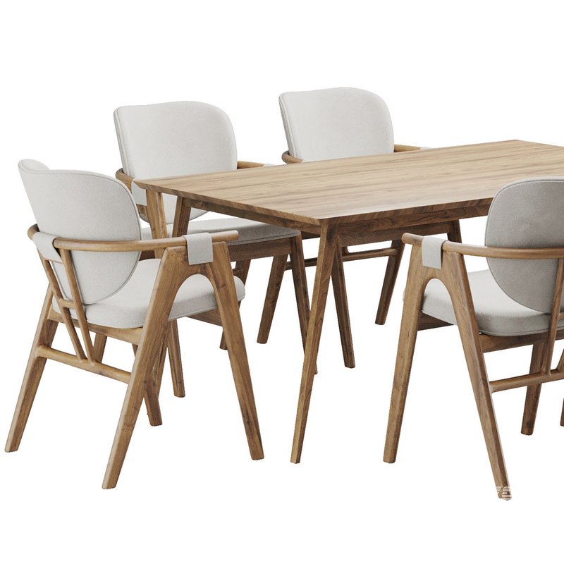 Dinning chair and table137 - Image 5