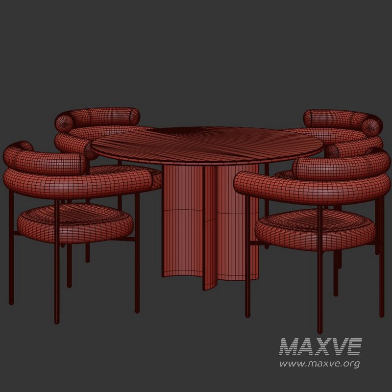 Dinning chair and table132 - Image 5