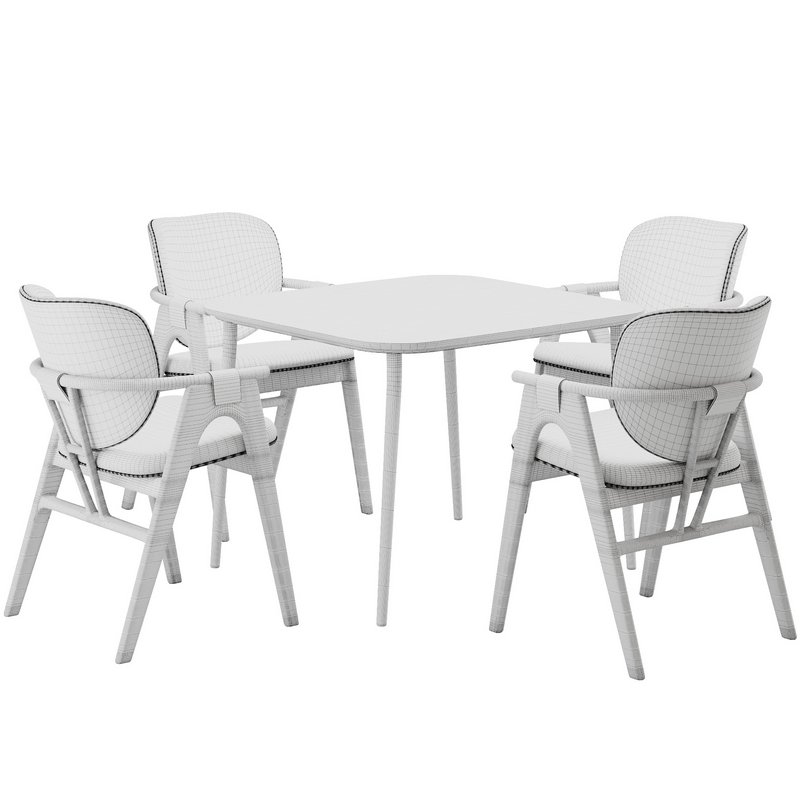 Dinning chair and table138 - Image 5