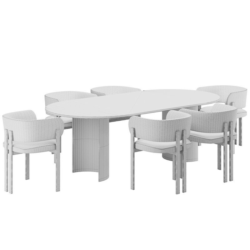 Dinning chair and table146 - Image 6