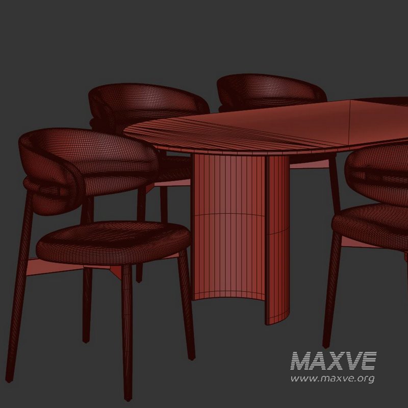 Dinning chair and table129 - Image 6