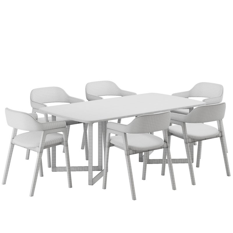 Dinning chair and table127 - Image 5