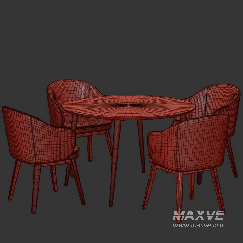 Dinning chair and table142 - Image 6