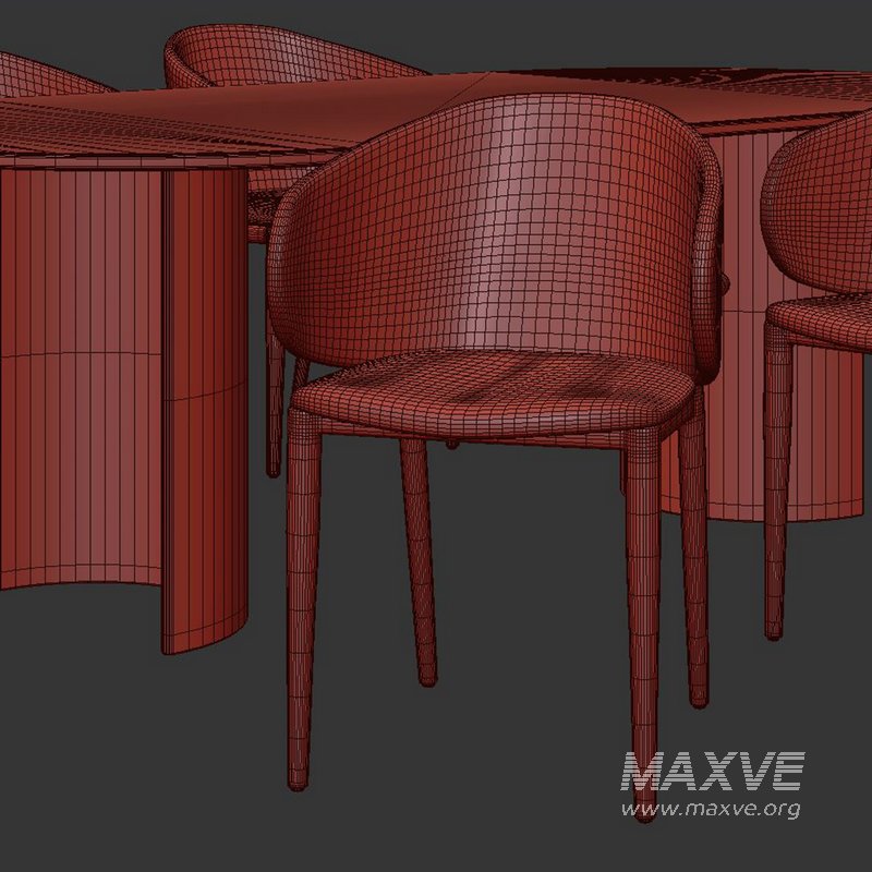 Dinning chair and table131 - Image 3