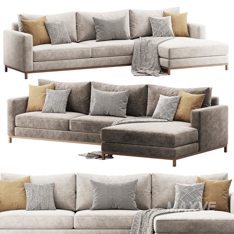 Greyson Chaise Sectional - Image 1