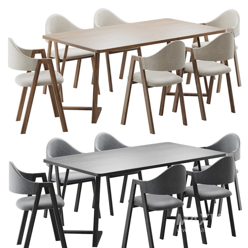 Dinning chair and table139 - Image 3