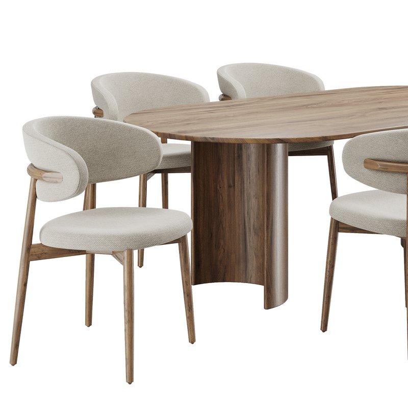 Dinning chair and table129 - Image 4