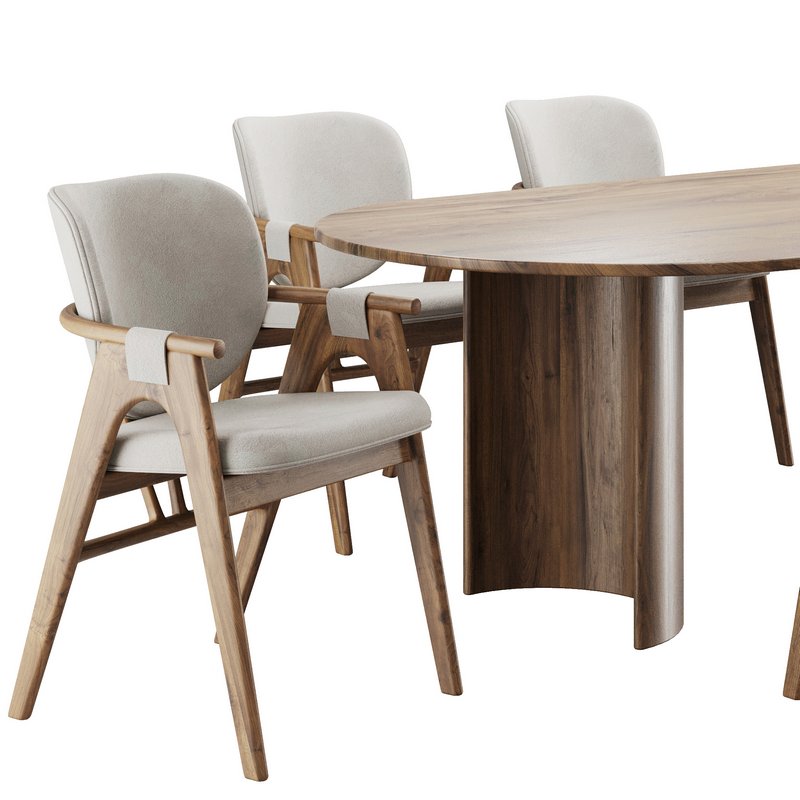 Dinning chair and table136 - Image 6