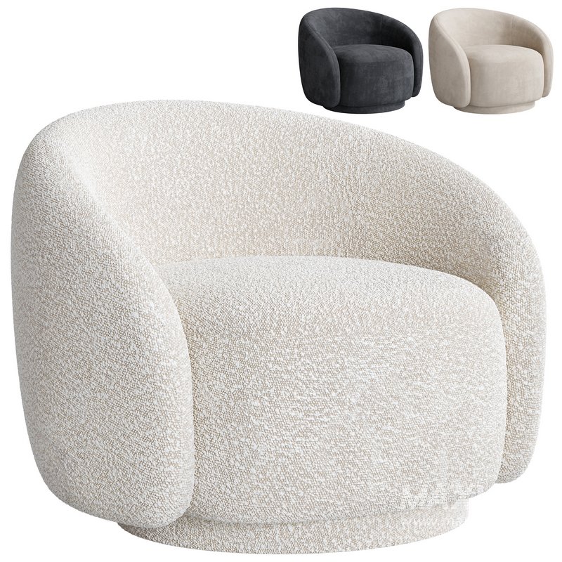 SWIVEL CHAIR BRICE by Eichholtz - Image 2