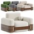 Comfortable Straps Armchair by Homecrux - Thumbnail 2