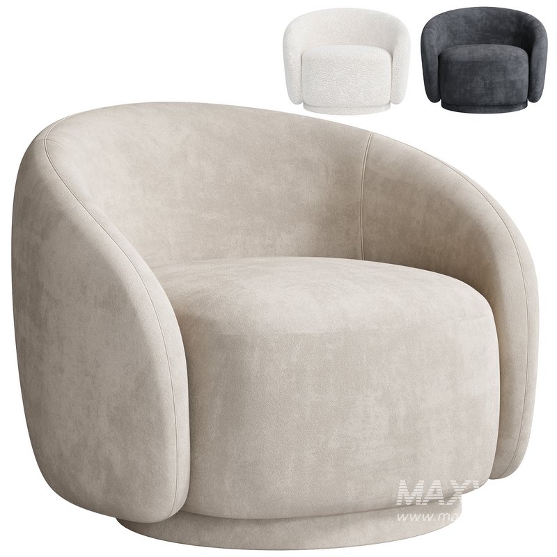 SWIVEL CHAIR BRICE by Eichholtz - Image 3