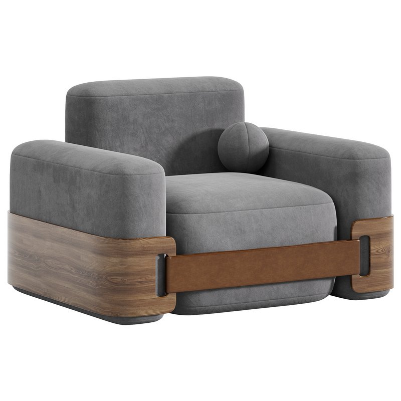 Comfortable Straps Armchair by Homecrux - Image 1