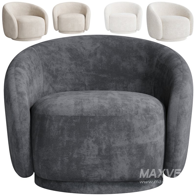 SWIVEL CHAIR BRICE by Eichholtz - Image 5