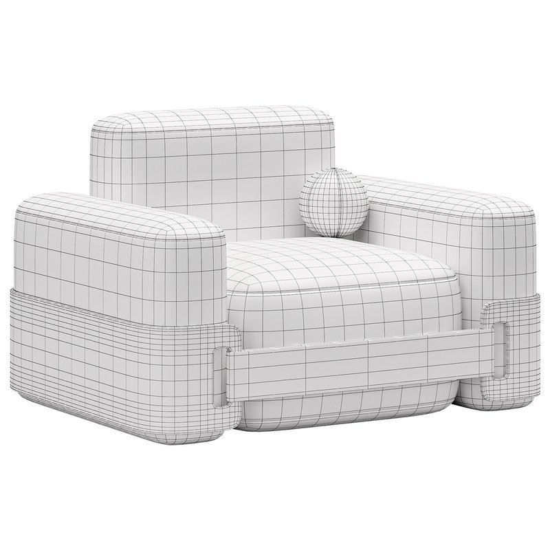 Comfortable Straps Armchair by Homecrux - Image 7