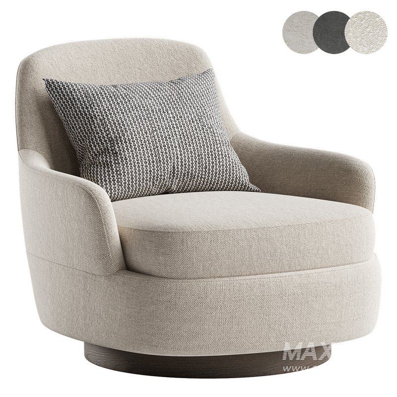 Minotti Jacques Armchair - Image 2