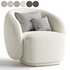 Fauteuil Aimee teddy white - Thumbnail 1