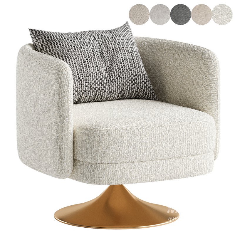 Auburn Swivel Chair - Image 2