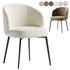 Boucle Dining Armchair Set 2 Eichholtz Lloyd - Thumbnail 3
