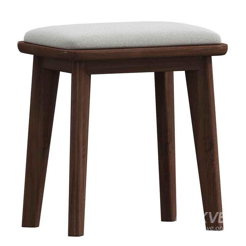 Chic Uplostered Stackable Accent Stool - Image 1