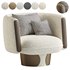 Velluto Swivel Chair - Thumbnail 6