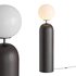 Ori Globe Floor Lamp With Black Wood Base - Thumbnail 1