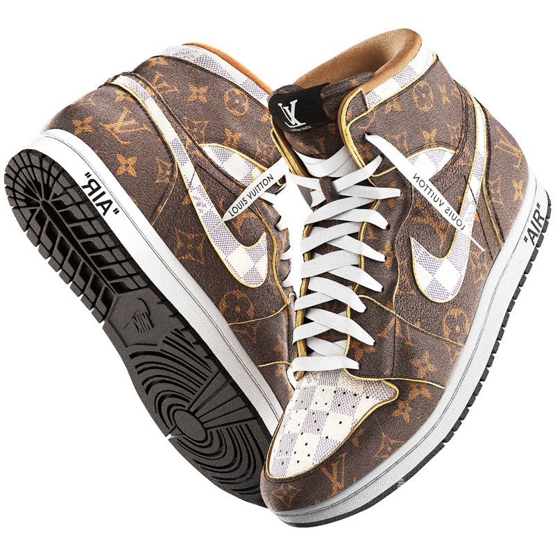 jordan retro 1 louis vuitton - Image 1