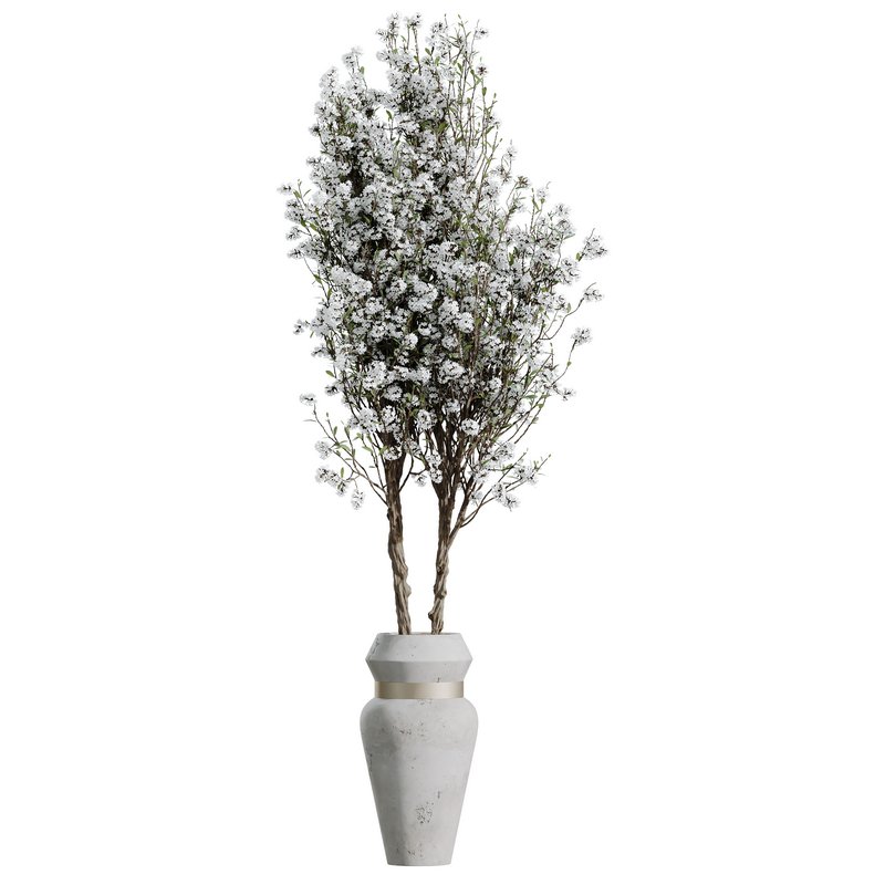 HQ HousePlants Tropez Planter Cherry Blossom Decorative Tree03 - Image 3