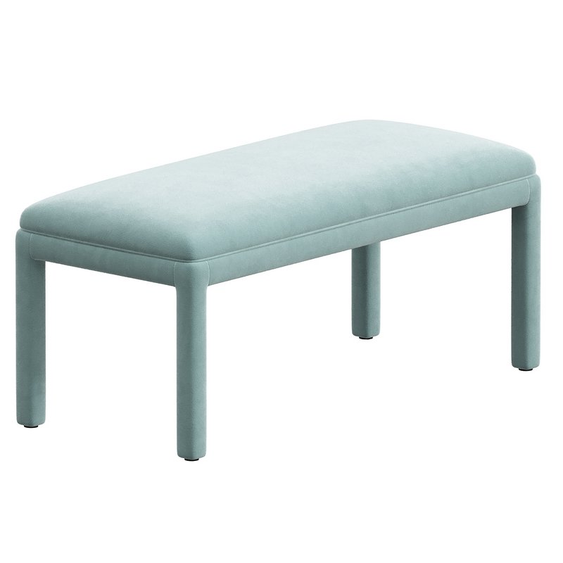 1980s Light Blue Parsons Bench - Image 1