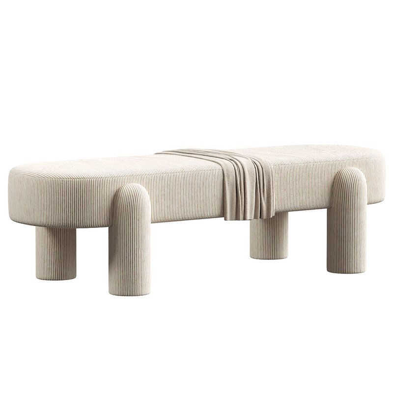Laurence Corduroy Bench - Image 1