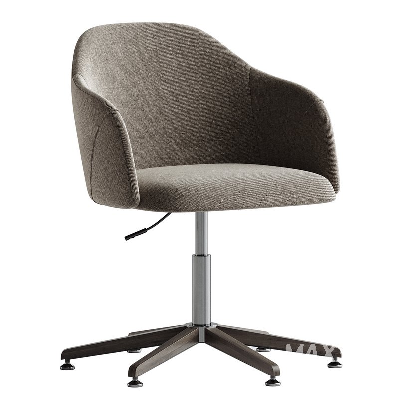 Edna Desk Chair Fedora Oatmeal - Image 3