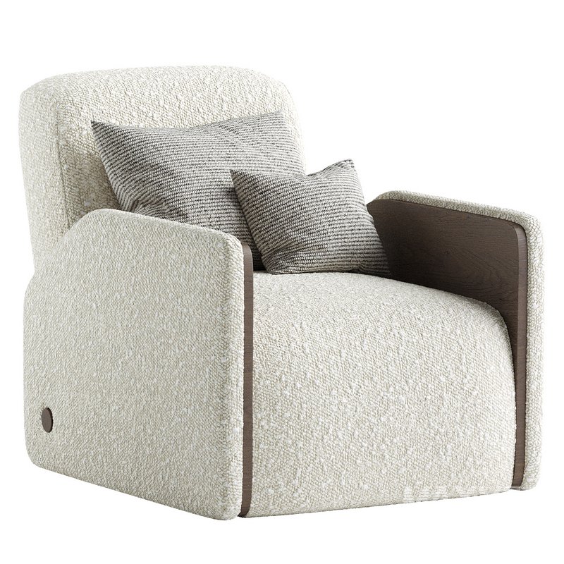 Oscar Armchair Black Tinted Oak - Image 3