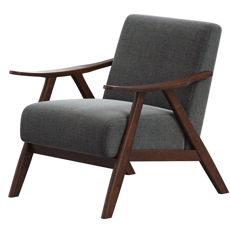 Verona Accent Chair, Gray - Image 1