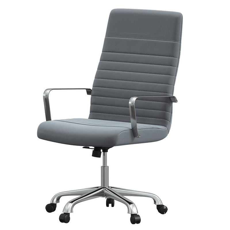 Finesse Mid Back Office Chair Gray - Image 2