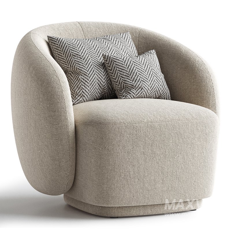 Fauteuil Aimee teddy white - Image 2