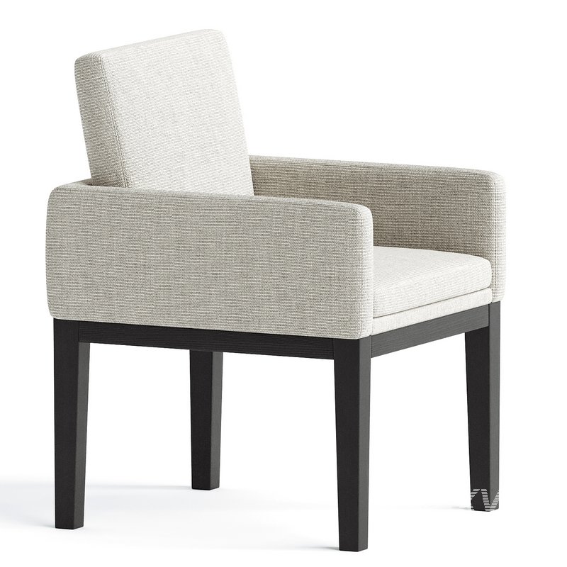 Jake Upholstered Dining Armchair - Image 1