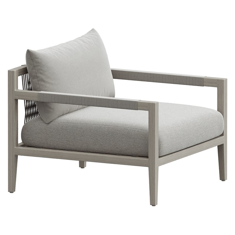 Sherwood Outdoor Chair, Washed Brown - Image 3