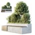 HQ Outdoor Plants Wilsonii Chemlali Olive Bench Set012 - Thumbnail 1