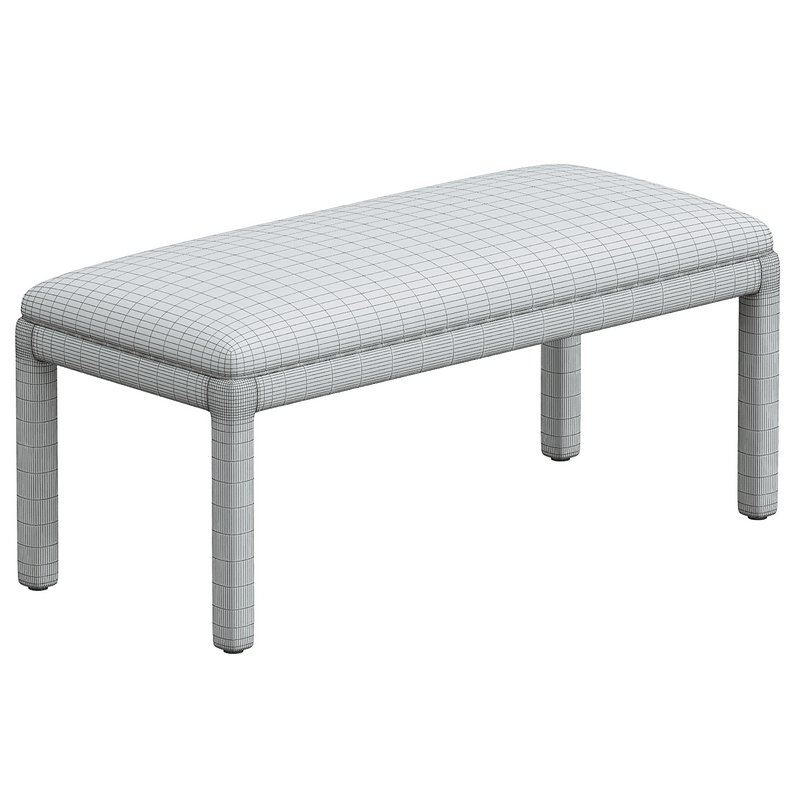 1980s Light Blue Parsons Bench - Image 3