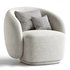 Fauteuil Aimee teddy white - Thumbnail 3
