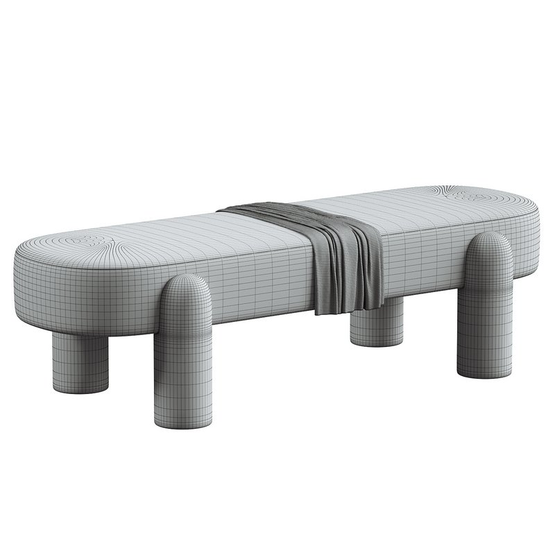 Laurence Corduroy Bench - Image 2