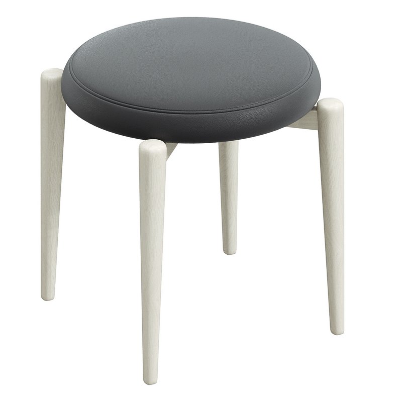 Modern Uplostered Stackable Accent Stools - Image 3