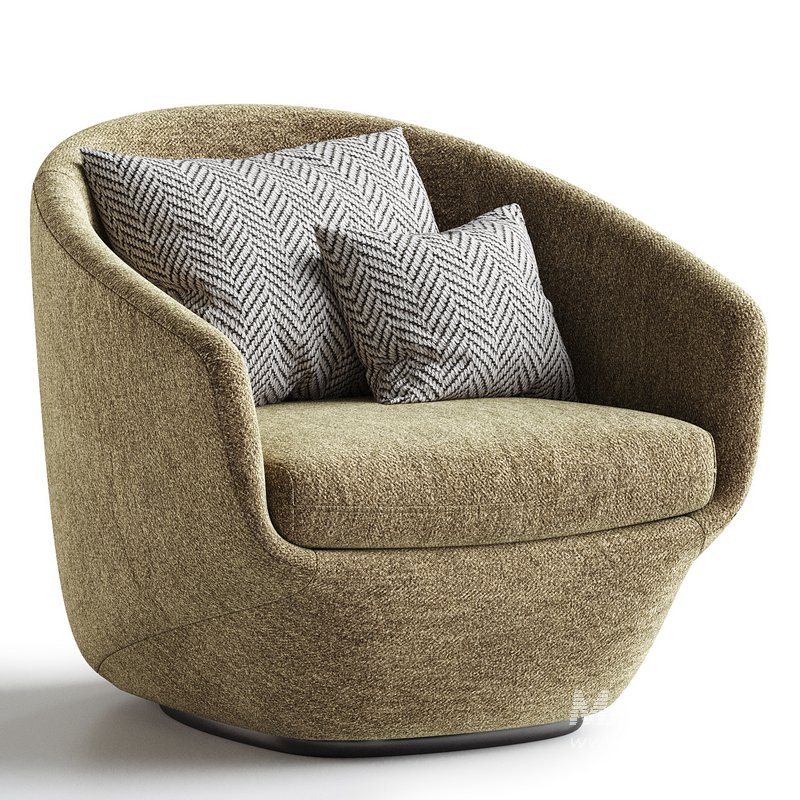 Donna Fabric Lounge Chair - Image 2
