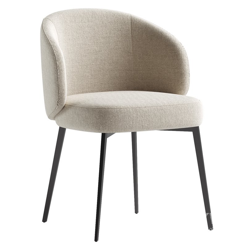 Boucle Dining Armchair Set 2 Eichholtz Lloyd - Image 2