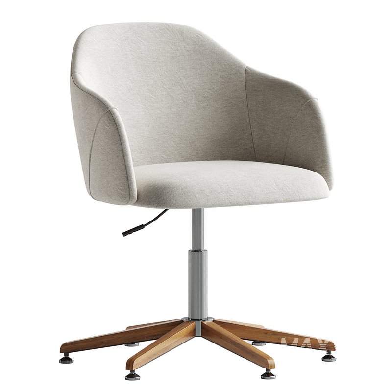 Edna Desk Chair Fedora Oatmeal - Image 1