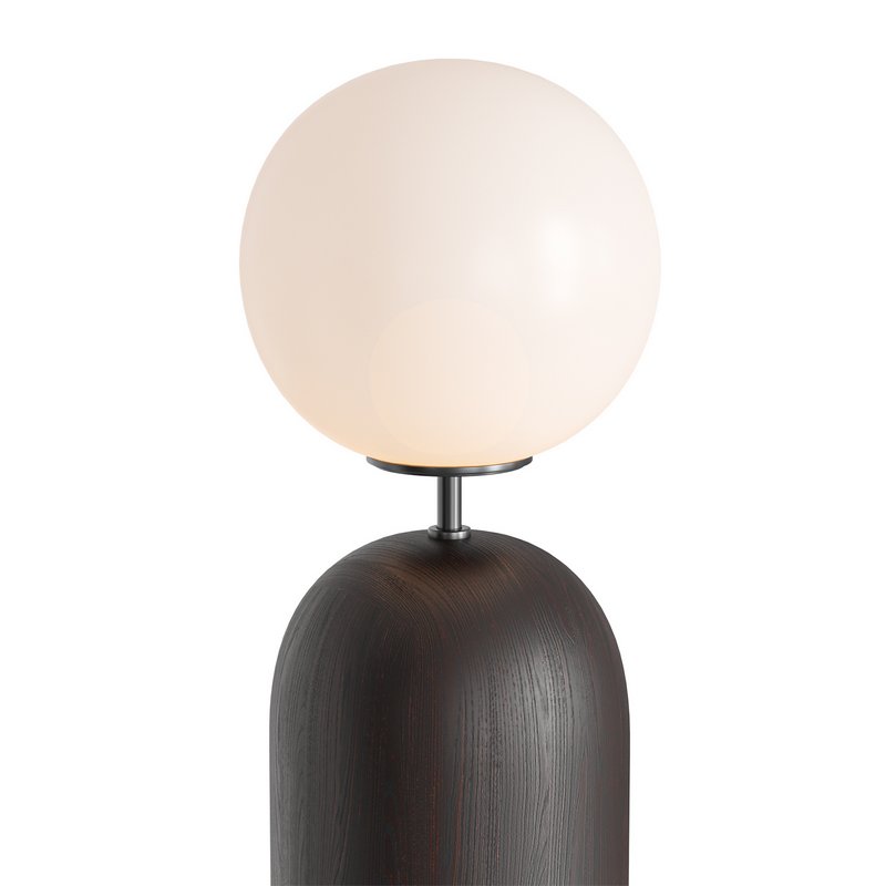 Ori Globe Table Lamp With Black Wood Base - Image 4