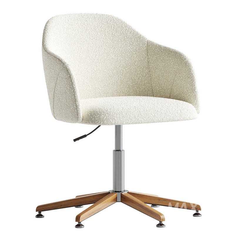 Edna Desk Chair Fedora Oatmeal - Image 4