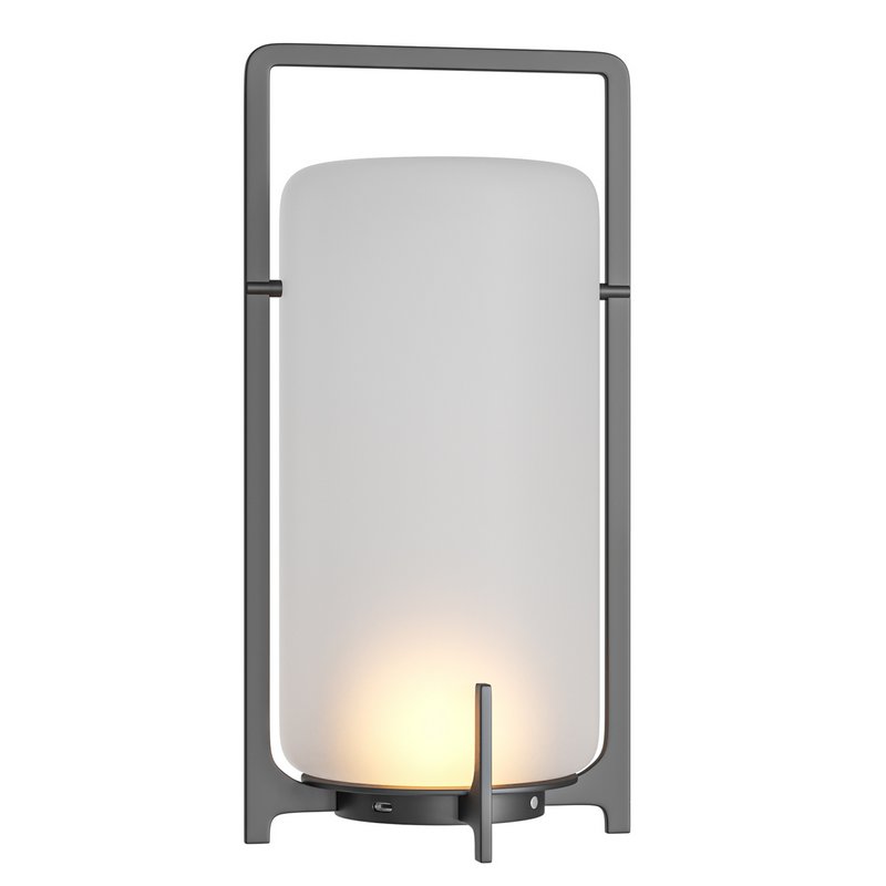 Black Twilight Lantern Table Lamp - Image 4