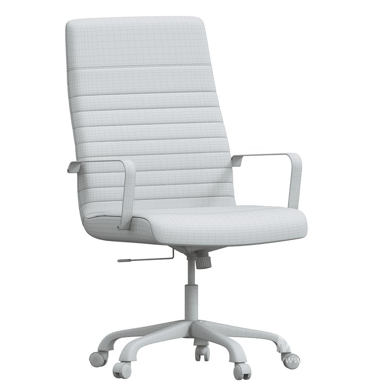 Finesse Mid Back Office Chair Gray - Image 4